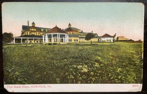 Vintage Postcard 1901-1907 Pine Beach Hotel, Norfolk VA