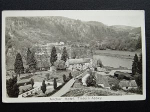 Monmouthshire TINTERN ABBEY The Anchor Hotel - Old RP Postcard