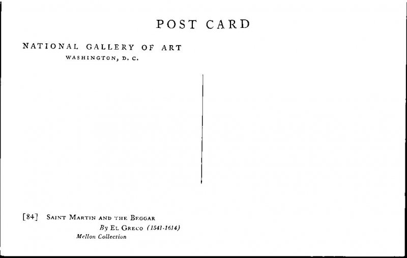 Washington DC - National Gallery Of Art - St Martin - [DC-359]