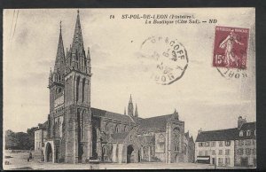 France Postcard - St-Pol-De-Leon (Finistere) - La Basilique B2465