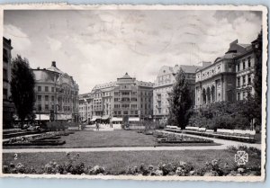 Timisoara Romania Postcard Ioan Huniade Square 1938 Vintage RPPC Photo