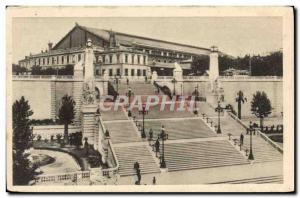 Old Postcard Marseille Staircase Monument De La Gare St Charles