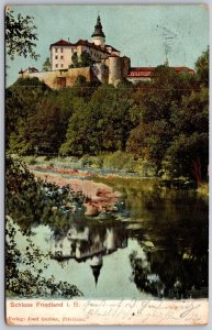 Vtg Schloss Friedland i. B. Frýdlant Castle Czech Republic 1905 Postcard
