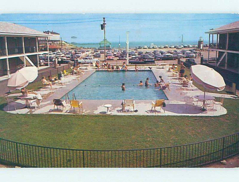 Pre-1980 MOTEL SCENE York Beach Maine ME hk1128