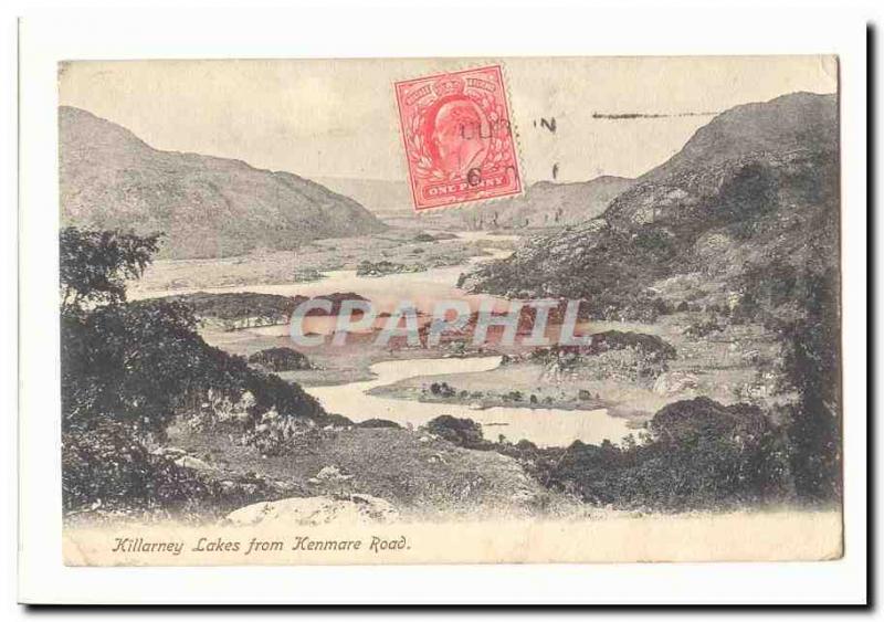  Ireland Killarney Lakes from Kenmare Road Vintage Postcard