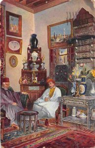 Arab Home Interior Middle East Lord & Taylor Advertising 1908 postcard