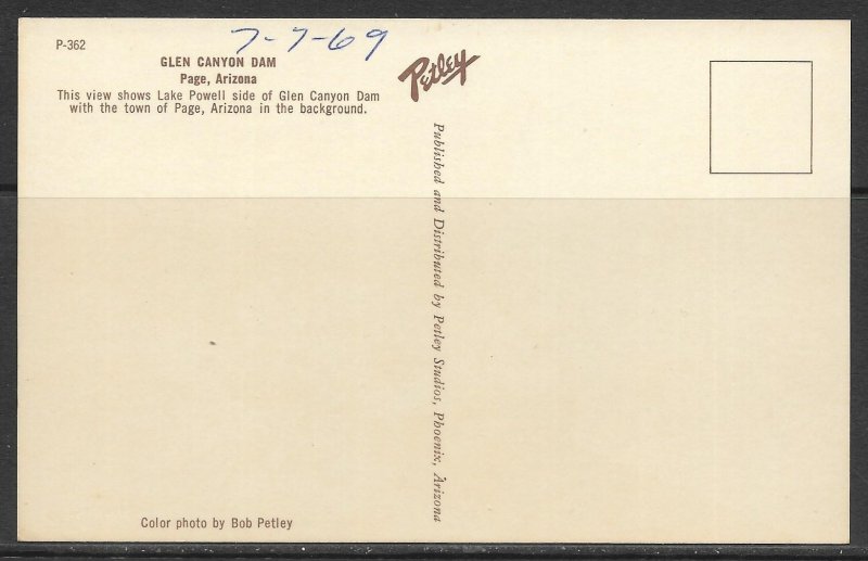 Arizona, Page - Glen Canyon Dam - [AZ-169]