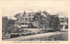 THE ARUNDEL Kennebunkport, Maine c1920s Albertype Vintage Postcard