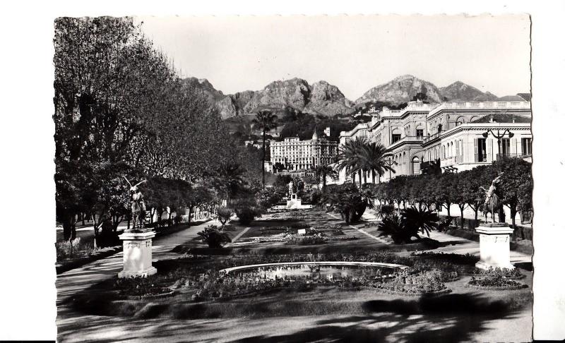 BF14322 menton les jardins publics  france front/back image