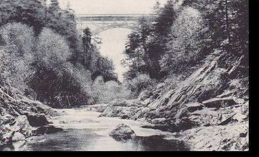 Vermont Woodstock  Quechee Gulf Bridge