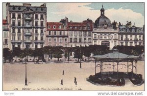 La Place Du Champ-de-Bataille, Brest (Finistere), France, 1900-1910s