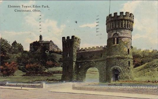 Ohio Cincinnati Elsinore Tower Eden Park 1912