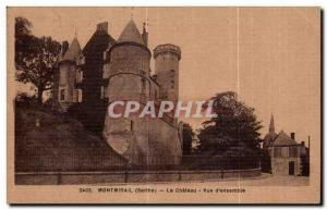 Postcard Old Montmirailo Le Chateau d Overview