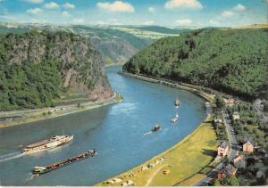 GG13889 Rhein Lorelei Schiff River Boats Panorama Bateaux