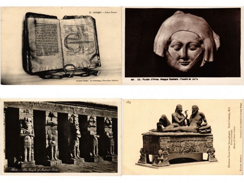 ARCHEOLOGY ART 98 Vintage Postcards (L5701) 