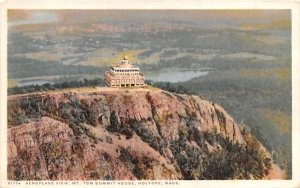 Aeroplane View Mt. Tom Summit House in Holyoke, Massachusetts