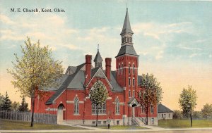 J71/ Kent Ohio Postcard c1910 M.E. Church Building 79