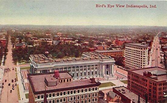 IN, Indianapolis, Indiana, Bird's Eye View