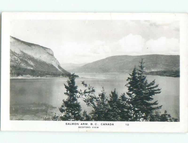 old rppc NICE VIEW Salmon Arm - Near Vernon British Columbia BC i6811