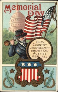 Memorial Day American Civil War Remembrance c1910 Vintage Postcard