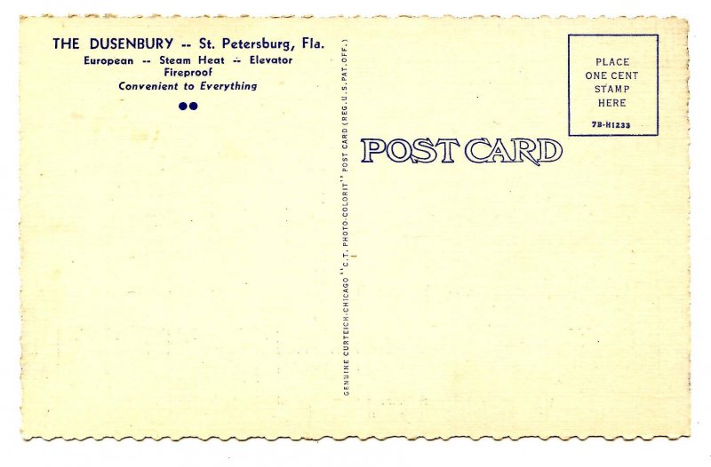 FL - St. Petersburg. Dusenbury Hotel