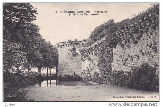 GUERANDE, Loire Atlantique, France, 1900-1910's; Remparts Et Tours De L'Abreu...