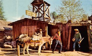 Gold Mine Tunnel Entrance Ghost Town Knott's Berry Farm Buena, California USA...