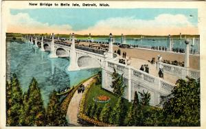 MI - Detroit. Belle Isle, Bridge