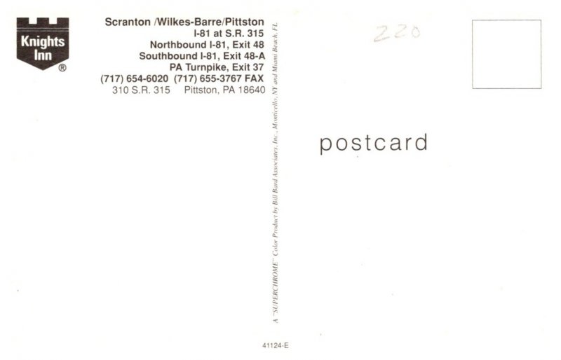 Pennsylvania  Scranton/Wilkes-Barre/Pittston , Knights Inn