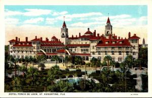 Florida St Augustine Hotel Ponce de Leon Curteich