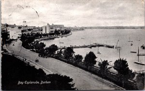 South Africa Bay Esplanade Durban Vintage Postcard C012