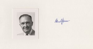 Paul Janssen Pharmaceutica Founder Physician Hand Signed Picture