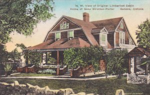 Indiana Geneva Northwest View Original Limberlost Cabin Home Of Gene Stratton...