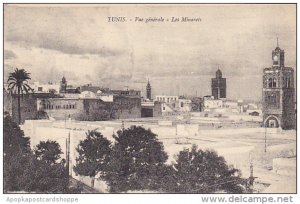 Tunisia Tunis Vue generale Les Minarets