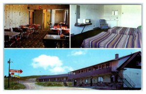 SAINT JACQUES, New Brunswick Canada ~ GUY MOTEL GUY Roadside c1960s  Postcard