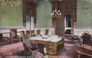 Iowa Des Moines State Capitol Building Governor's Room 1910