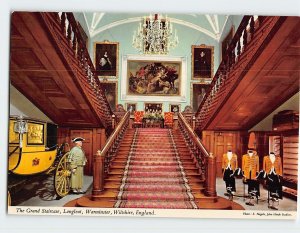 Postcard The Grand Staircase, Longleat, Warminster, England