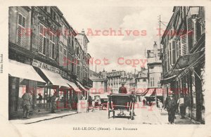 France, Bar-Le-Duc, Rue Rousseau, Business Section