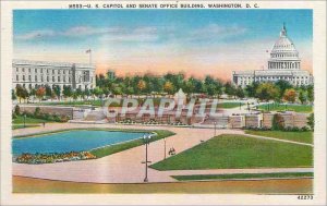 Old Postcard US Capitol and Senate Office Building Washington DC