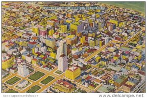 Missouri Saint Louis From The Air View Of Saint Louis 1948