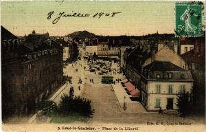 CPA LONS-le-SAUNIER Place de la Liberte (446643)