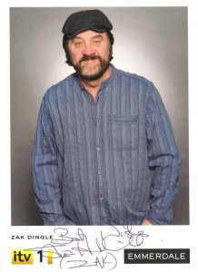 Zak Dingle of ITV Emmerdale Farm Hand Signed Cast Card Photo