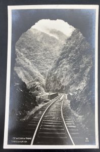 Mint Brazil Real Picture Postcard Rail Station of Parana tunnel view