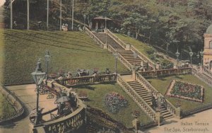 SCARBOROUGH, ITALIAN TERRCE, THE SPA, Yorkshire - Vintage POSTCARD