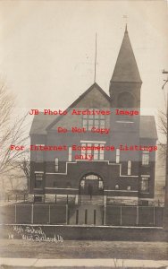 VT, West Rutland, Vermont, RPPC, High School Building, 1909 PM, Photo No 19