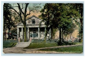 c1910s First Unitarian Congregational Church, Nashua, New Hampshire NH Postcard 