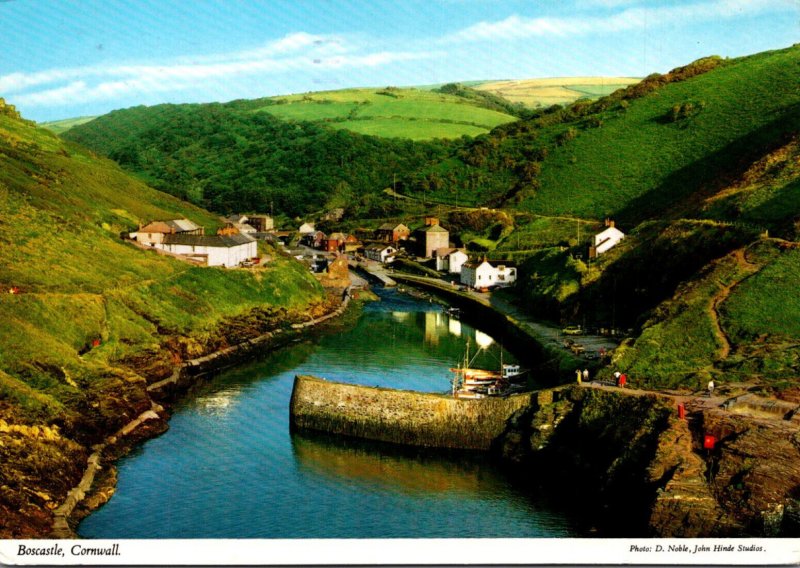 England Cornwall The Village Of Boscastle 1995