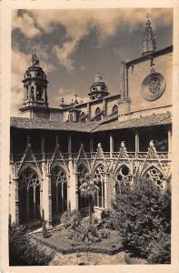 B98054 pamplona catedral jardines y claustro spain real photo