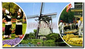 Postcard Old Mill Holland