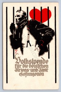 K2/ Interesting Postcard c1910 Volkslpende German POWs WWI  Hohlwein 298